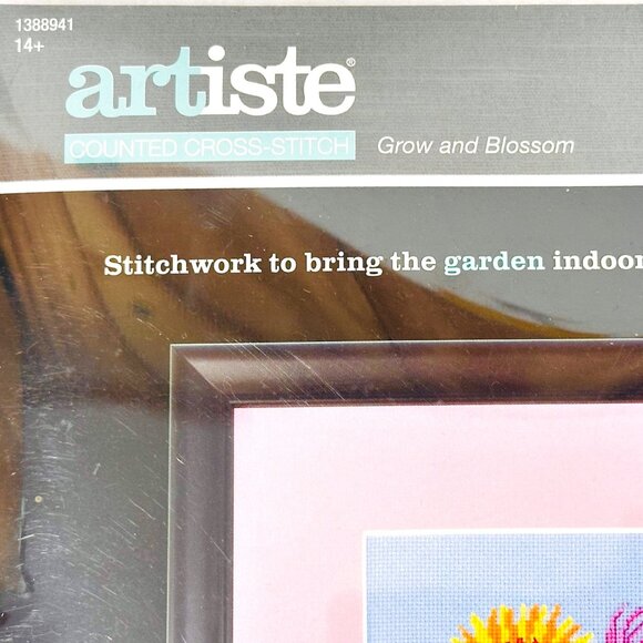 Artiste Counted Cross Stitch Kit "Grow & Blossom"  New (2015) - Picture 3 of 7